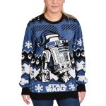 Pulls jacquard pour fêtes de Noël Elbenwald all Over Star Wars R2D2 à manches longues à col rond Taille XL look fashion pour homme 