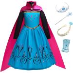 Déguisements bleus tressés de princesses La Reine des Neiges Elsa Taille 7 ans pour fille en promo de la boutique en ligne Amazon.fr 