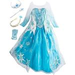 Déguisements bleus tressés de princesses La Reine des Neiges Elsa Taille 12 ans pour fille en promo de la boutique en ligne Amazon.fr 