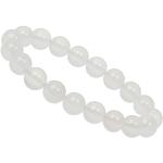 Bracelets blancs en silicone à perles fantaisie look fashion pour femme 