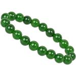 Bracelets de perles verts en silicone à motif Bouddha look fashion pour homme 