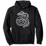 Sweats à capuche noirs à motif serpents enfant look fashion 