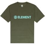 T-shirts Element en jersey à manches courtes bio à manches courtes à col rond Taille S look fashion pour homme en promo 