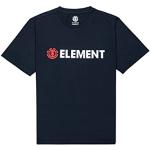 T-shirts Element bleus en jersey à manches courtes bio à manches courtes à col rond Taille S look fashion pour homme en promo 