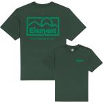 T-shirts basiques Element verts Taille S look fashion pour homme 