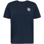 T-shirts Element bleus en jersey à manches courtes bio à manches courtes à col rond Taille XS look fashion pour homme en promo 
