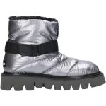 Low boots Elena Iachi grises en caoutchouc à boucles Pointure 37 style bohème pour femme 