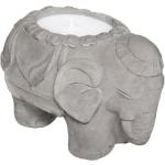 Bougies parfumées Atmosphera en ciment à motif éléphants de 11 cm 