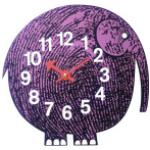 Horloges murales Vitra à motif éléphants 