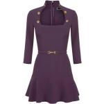 Robes courtes Elisabetta Franchi violettes courtes Taille XS look fashion pour femme 