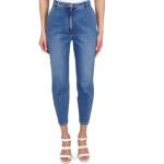 Jeans droits Elisabetta Franchi bleus Taille 3 XL look fashion pour femme 