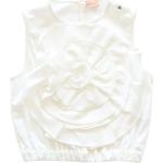 Tops Elisabetta Franchi blancs en coton Taille 10 ans look fashion pour fille de la boutique en ligne Miinto.fr avec livraison gratuite 