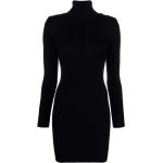 Robes de soirée longues Elisabetta Franchi noires en viscose à manches longues à col roulé Taille XL pour femme en promo 