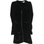Robes en velours Elisabetta Franchi noires en velours Taille 12 ans pour fille en promo de la boutique en ligne Farfetch.com 