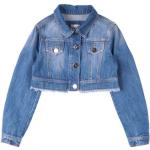 Manteaux longs Elisabetta Franchi bleus en coton à franges Taille 6 ans classiques pour fille de la boutique en ligne Yoox.com avec livraison gratuite 