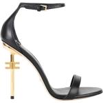 Sandales à talons Elisabetta Franchi noires Pointure 40 look fashion pour femme 