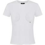 T-shirts Elisabetta Franchi blancs Taille XL look casual pour femme 