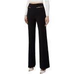 Pantalons large Elisabetta Franchi noirs en polyester stretch Taille L 