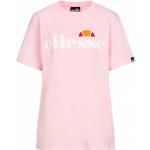 T-shirts col rond Ellesse Albany roses en coton éco-responsable à manches courtes à col rond Taille XXS pour femme 