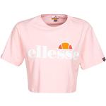 T-shirts Ellesse Alberta rose bonbon en coton à manches courtes à manches courtes Taille XL look fashion pour femme 