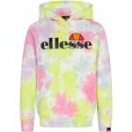Sweats à capuche Ellesse multicolores all Over en coton pour fille de la boutique en ligne Sport-outlet.fr 