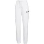 Pantalons taille élastique Ellesse blancs en coton éco-responsable Taille XXS pour femme 