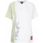 T-shirts col rond Ellesse blancs en coton Looney Tunes à manches courtes à col rond Taille XXS pour femme 