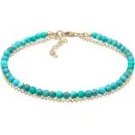 Bracelets de perles Elli argentés en argent à perles fait main look fashion 