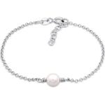 Bracelets de perles Elli argentés en argent à perles look vintage 