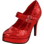 Chaussures d'été rouges Pointure 41,5 look fashion pour femme 