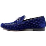 ELONG 0124 DD0160 Mocassin Bleu J34 (Bleu, Système Taille Chaussures EU, Adulte, Numérique, Moyen, 42)