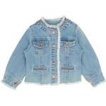 Manteaux longs Elsy bleus en denim à franges Taille 6 mois pour bébé de la boutique en ligne Yoox.com avec livraison gratuite 