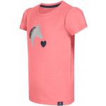 T-shirts à imprimés ELT roses à logo à sequins enfant look sportif 