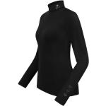 Chemises ELT noires à logo à strass imprimées à col roulé Taille XL look sportif pour femme en promo 