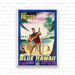 Elvis Presley in Blue Hawaii Vintage Movie Poster - Art Print Wall Decor