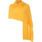 Écharpes à mailles de soirée d'hiver jaunes en cachemire Tailles uniques look fashion pour femme 