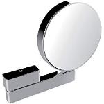 Miroirs muraux Emco gris en métal avec bras extensible 