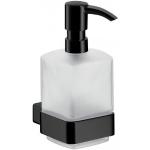 Distributeurs de savon en plastique Emco noirs en verre 