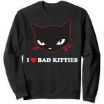 Emily The Strange I Heart Bad Kitties Sweatshirt
