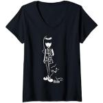 T-shirts Emily the strange noirs Taille S classiques pour femme 