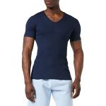 T-shirts col V Eminence bleu marine en coton à col en V Taille M classiques pour homme en promo 