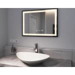 Miroirs de salle de bain noirs anti buéeeautés 