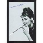 Empire 538796 Miroir imprimé Audrey Hepburn avec Cigarette Cadre en Plastique Imitation Bois 20 x 30 cm