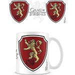 Tasses à café Empire Interactive rouges en céramique à motif lions Game of Thrones 