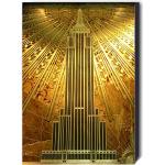 Posters Fab à motif Empire State Building art déco 