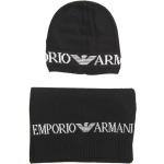 Chapeaux de créateur Armani Emporio Armani noirs en laine Tailles uniques pour homme 