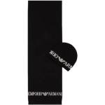 Bonnets de créateur Armani Emporio Armani noirs en viscose Tailles uniques look fashion 