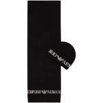Bonnets de créateur Armani Emporio Armani noirs en laine Tailles uniques pour homme 