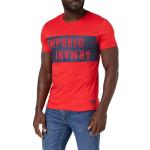 T-shirts de créateur Armani Emporio Armani rouges en coton à manches courtes lavable en machine à manches courtes Taille XL look fashion pour homme 