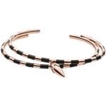 Bracelets de créateur Armani Emporio Armani en acier en or rose pour femme 